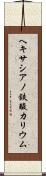 ヘキサシアノ鉄酸カリウム Scroll