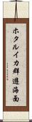 ホタルイカ群遊海面 Scroll