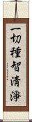 一切種智淸淨 Scroll