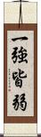 一強皆弱 Scroll