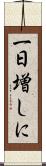 一日増しに Scroll