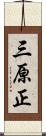 三原正 Scroll