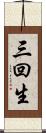 三回生 Scroll