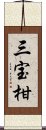 三宝柑 Scroll