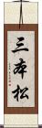 三本松 Scroll