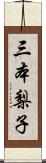 三本梨子 Scroll