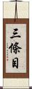 三條目 Scroll