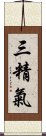 三精氣 Scroll