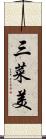 三菜美 Scroll
