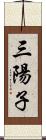 三陽子 Scroll