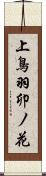 上鳥羽卯ノ花 Scroll