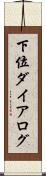 下位ダイアログ Scroll