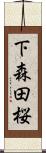 下森田桜 Scroll