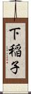 下稲子 Scroll