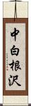 中白根沢 Scroll