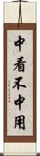 中看不中用 Scroll