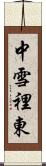 中雪裡東 Scroll