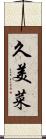 久美菜 Scroll