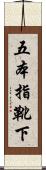 五本指靴下 Scroll
