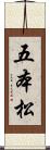五本松 Scroll