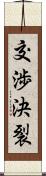 交渉決裂 Scroll