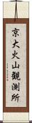 京大火山観測所 Scroll