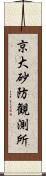 京大砂防観測所 Scroll