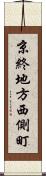 京終地方西側町 Scroll