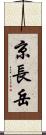 京長岳 Scroll