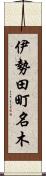 伊勢田町名木 Scroll