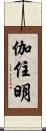 伽住明 Scroll