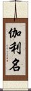 伽利名 Scroll