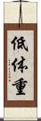 低体重 Scroll