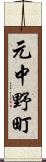 元中野町 Scroll