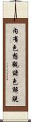 內有色想觀諸色解脫 Scroll