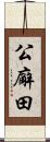 公廨田 Scroll