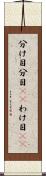 分け目 Scroll