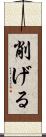 削げる Scroll
