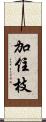加住枝 Scroll