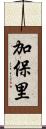加保里 Scroll