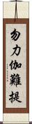 勿力伽難提 Scroll