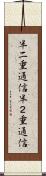 半二重通信 Scroll