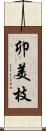 卯美枝 Scroll