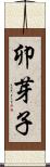 卯芽子 Scroll
