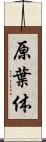 原葉体 Scroll