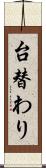 台替わり Scroll