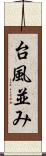 台風並み Scroll
