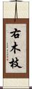 右木枝 Scroll