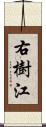 右樹江 Scroll