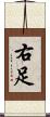 右足 Scroll